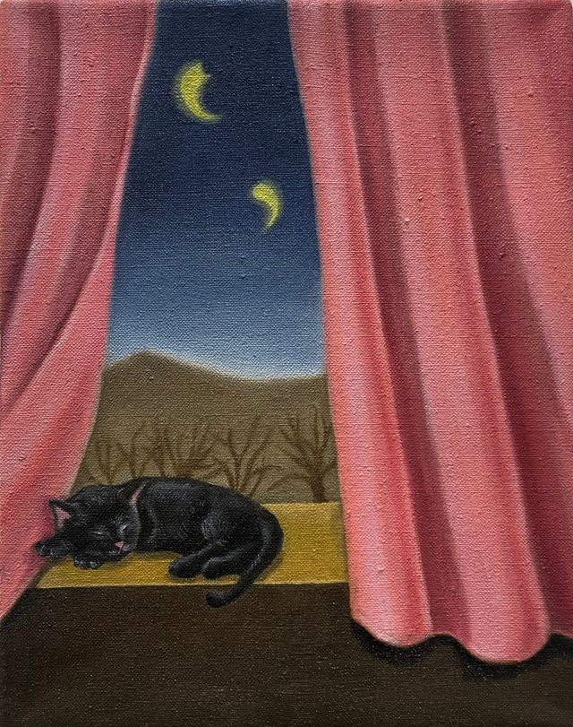 Image of artwork titled "Falling Moon" by Minyoung  Kim