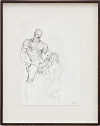 Image of artwork titled "Untitled" by Tom of Finland
