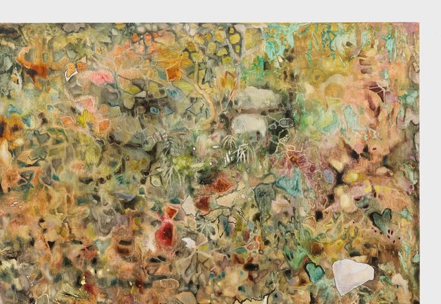 Image of artwork titled "lake with fragments" by Meris Drew