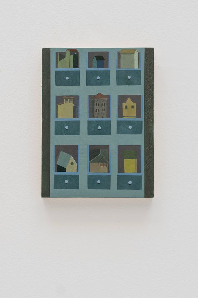 Image of artwork titled "Blue Drawers" by Nina Silverberg