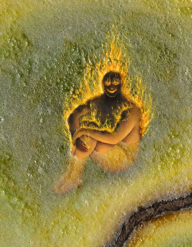 Image of artwork titled "Burning Man" by Marcin Janusz