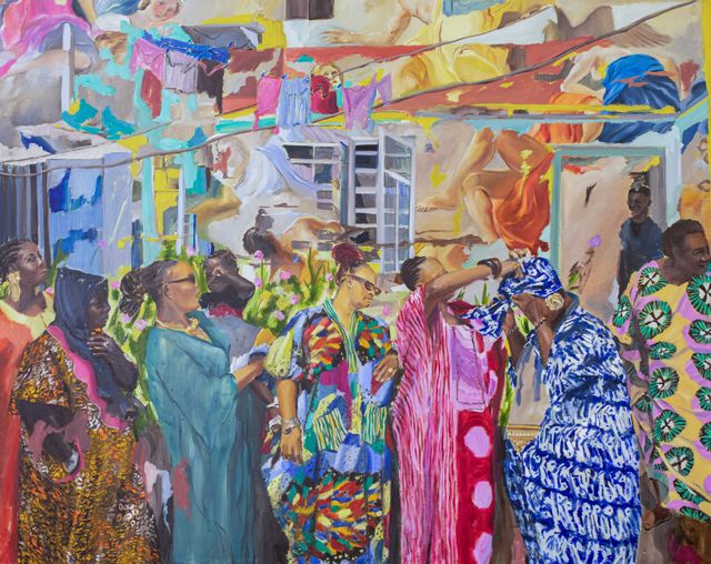 Image of artwork titled "Beside you" by Damilola Onosowobo