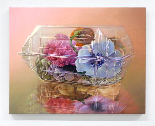 Image of artwork titled "Corsage (pink, orange, and sage)" by Chason Matthams