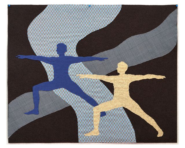 Image of artwork titled "Soft Drawings. Subconscious Narratives (Warrior Pose)" by Aurora Király