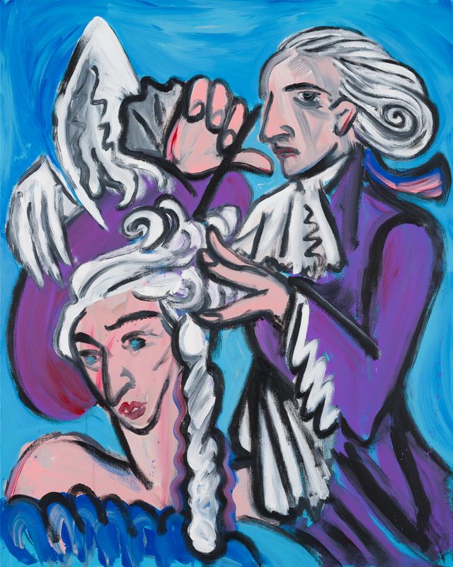 Image of artwork titled "Antoine with Marie Antoinette" by Karol Radziszewski