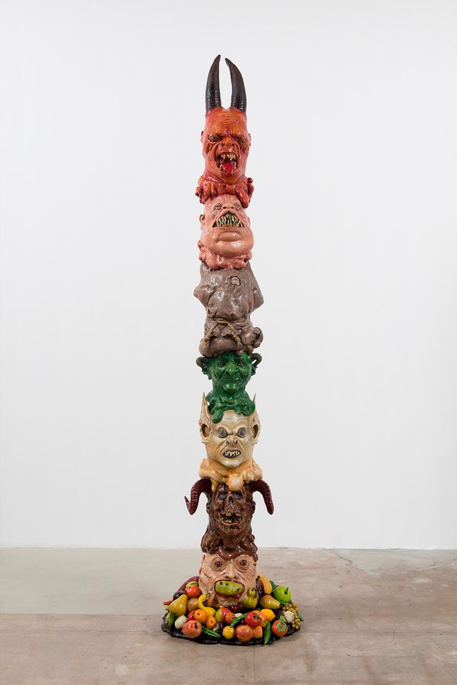 Marnie Weber, <em>Monster Totem</em>, 2016. Courtesy of the artist and Deli Gallery.