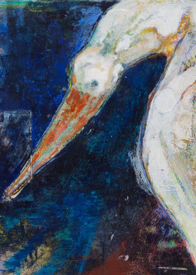 Image of artwork titled "Motif 2 (the bird)" by Katie Lyle