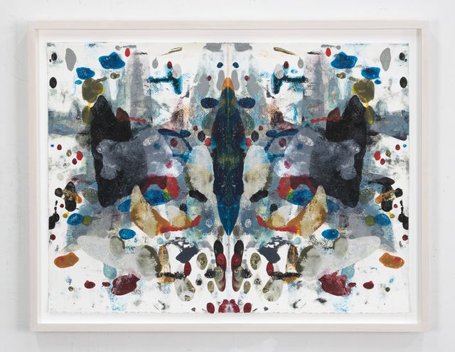 Image of artwork titled "The Daily Practice of Painting (Redacted Rorschach no.12)" by Adam Helms