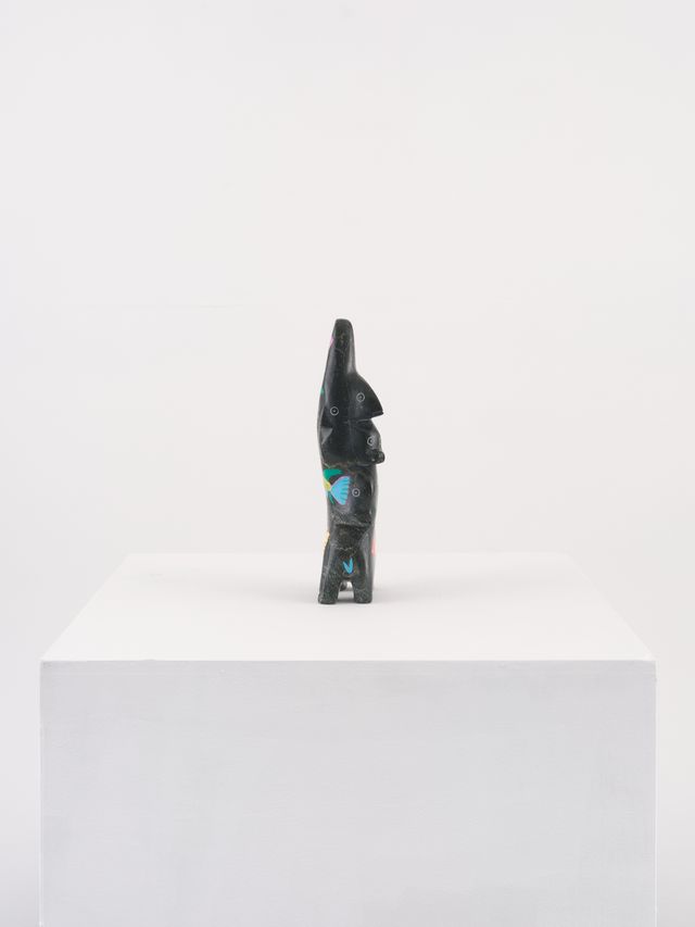 Image of artwork titled "Spirit Riding Shamans" by Pitseolak Qimirpik