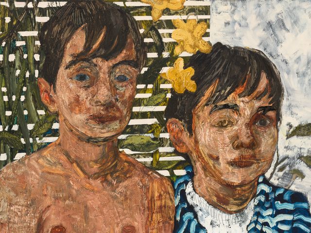 Image of artwork titled "Hermanos Venezolanos" by Bernadette Despujols
