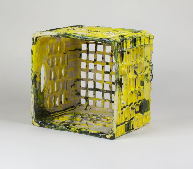 Image of artwork titled "Caja de Leche" by Angel Otero
