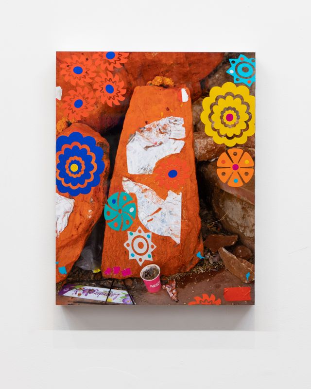 Image of artwork titled "Untitled (Orange Rock)" by Nick Sethi