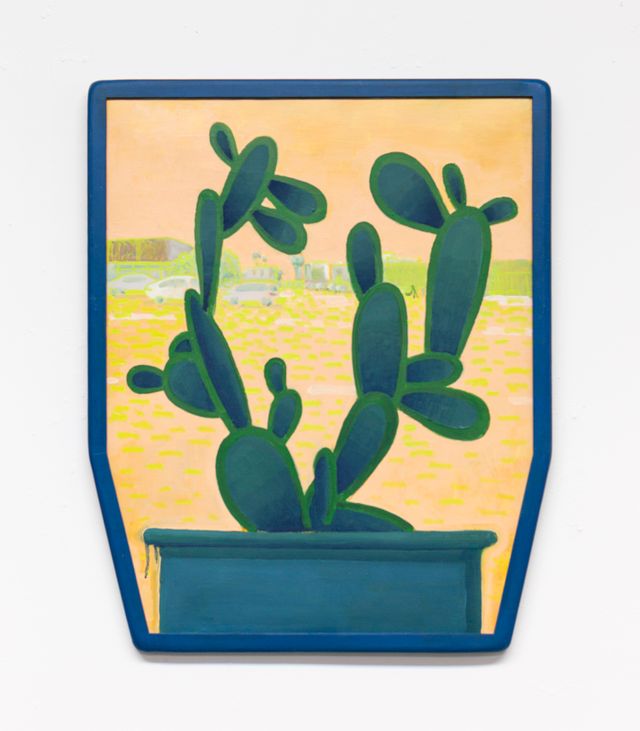 Image of artwork titled "Blue Cactus" by Masamitsu Shigeta