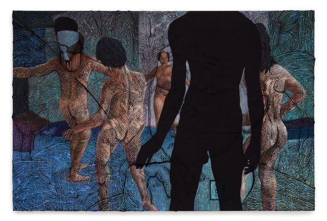 Image of artwork titled "Men’s Group (Real Sex, 1995)" by Ernesto Renda