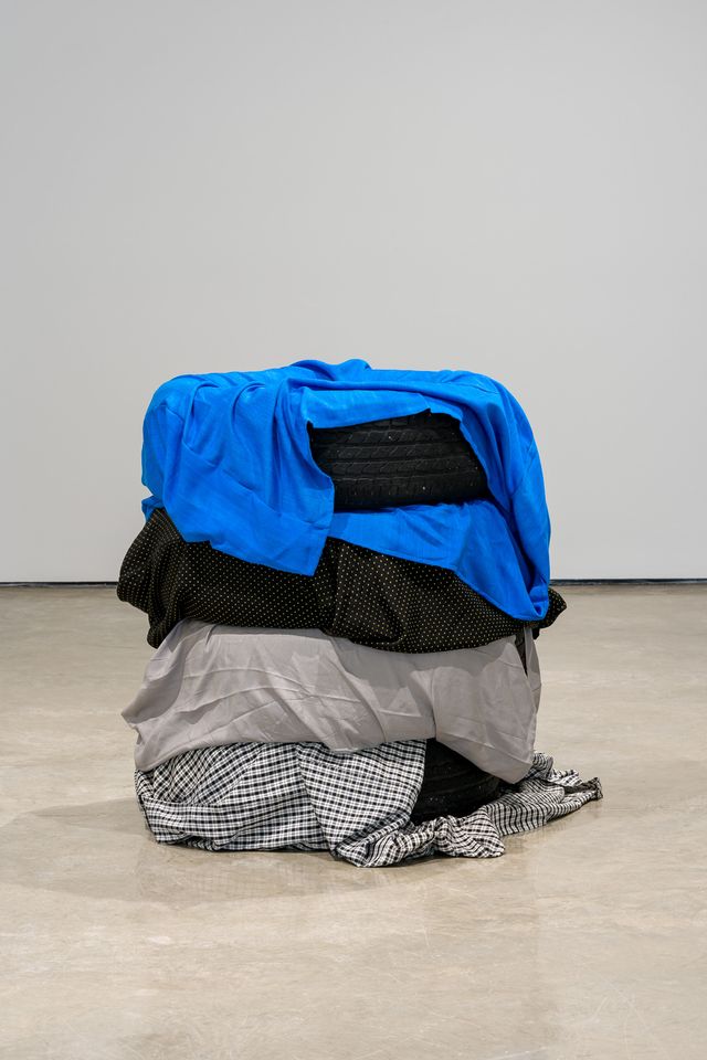 Image of artwork titled "Tire pile" by Anne Low