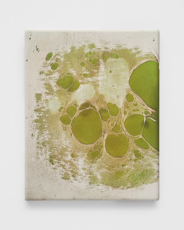 Image of artwork titled "The end of the year wears its face in the moon against the disguises one would otherwise put upon it" by Greg Carideo