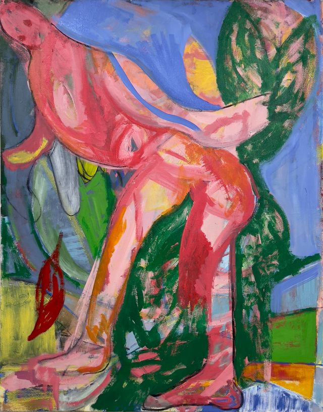 Image of artwork titled "The Red Bird" by Rufus Tureen