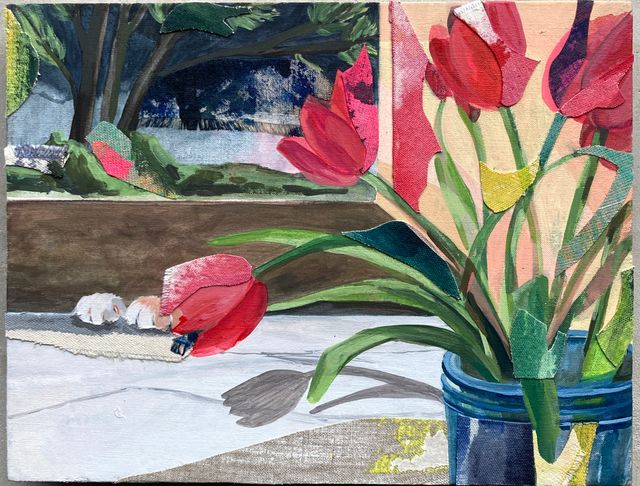 Image of artwork titled "Tulips " by Lauren Portada