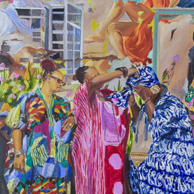 Image of artwork titled "Beside you" by Damilola Onosowobo
