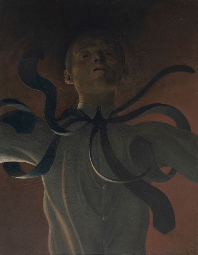 Image of artwork titled "Sadness Floats in the Wind" by Bingqing Yan