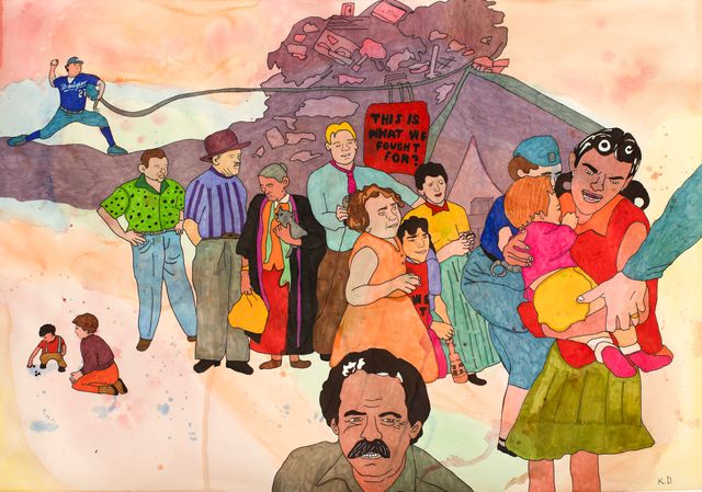 Image of artwork titled "Chavez Ravine" by Karla Diaz