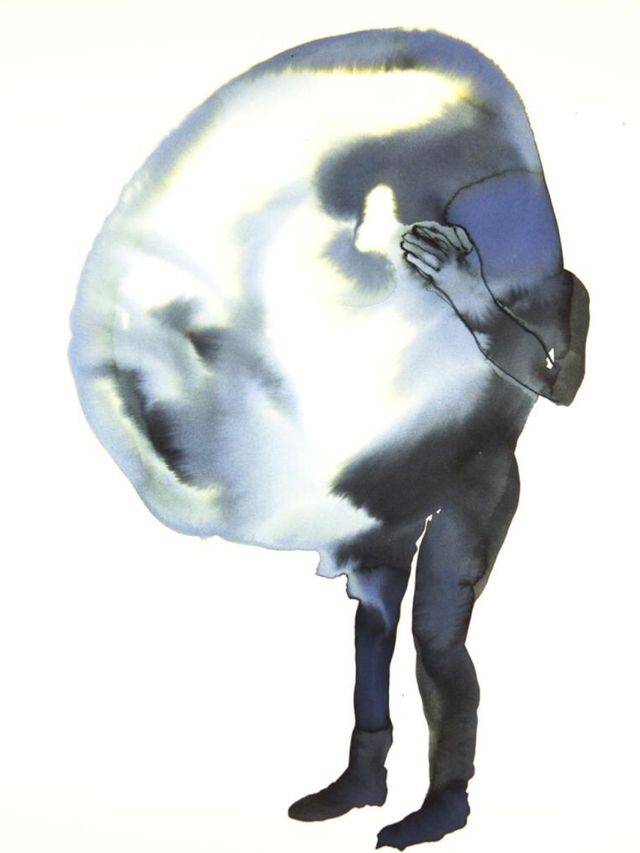 Image of artwork titled "Each in his own bubble" by Oana  Cosug