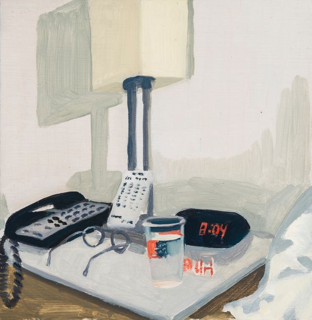 Image of artwork titled "8:04 AM Holiday Inn Express" by Claudia Keep