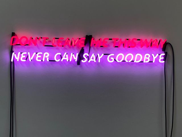 Image of artwork titled "Don’t Leave Me This Way/Never Can Say Goodbye" by Steven Evans