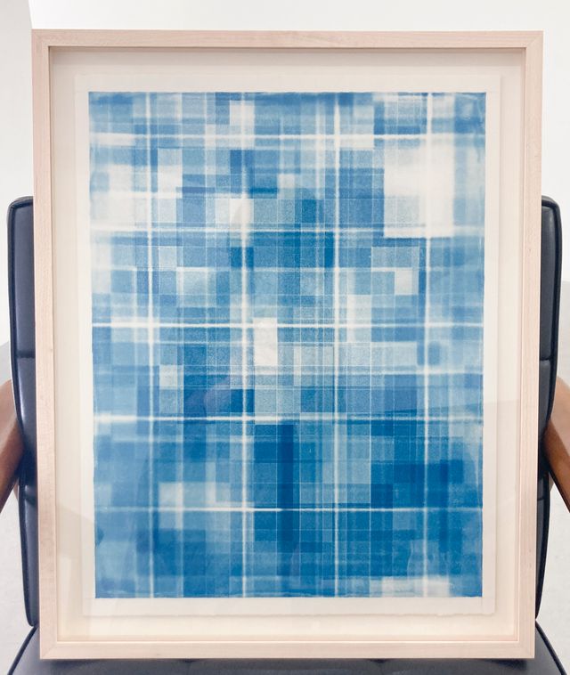 Image of artwork titled "Blue print" by Saori Miyake