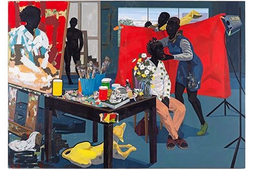 Image Caption: Kerry James Marshall
Untitled (Studio), 2014
Acrylic on PVC panels
83 5/16 x 119 ¼ in
Courtesy: The Metropolitan Museum of Art