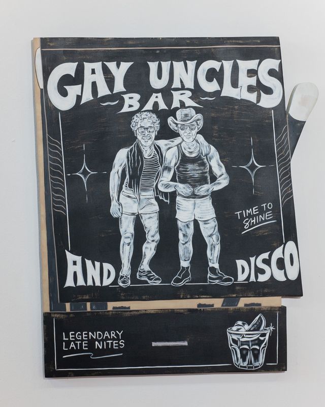 Image of artwork titled "The Gay Uncles Matchbook" by Kelly Breez
