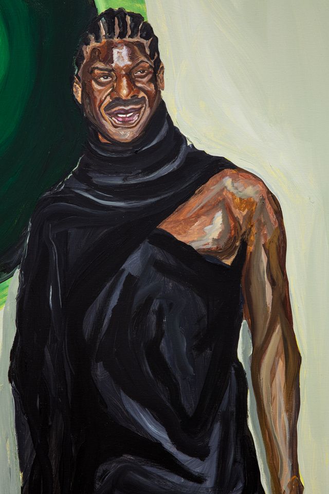 Image of artwork titled "Portrait #2 (Telfar)" by Marcus Brutus