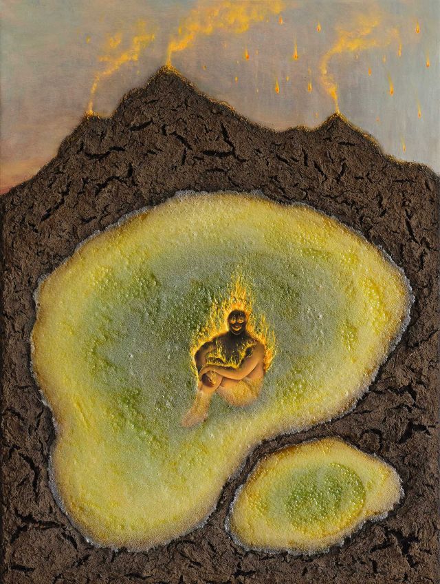 Image of artwork titled "Burning Man" by Marcin Janusz