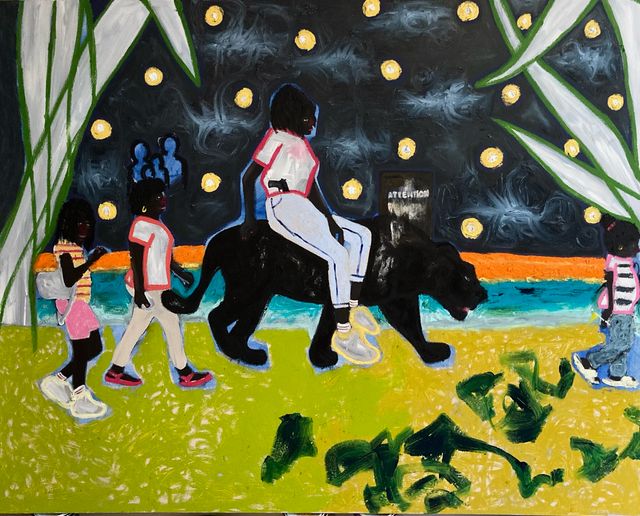 Image of artwork titled "Parade for Harriet" by Antwoine Washington
