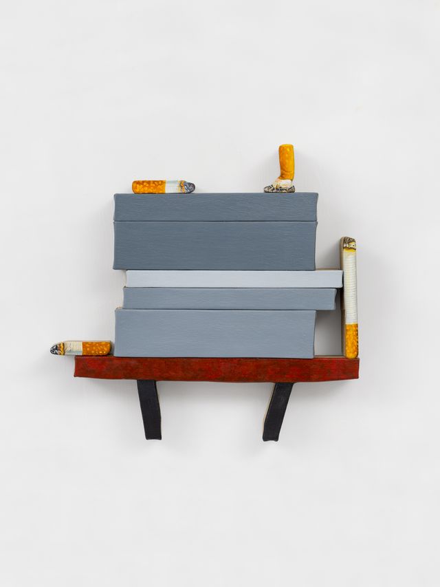 Image of artwork titled "Shelf (Cigarettes)" by Marius Steiger