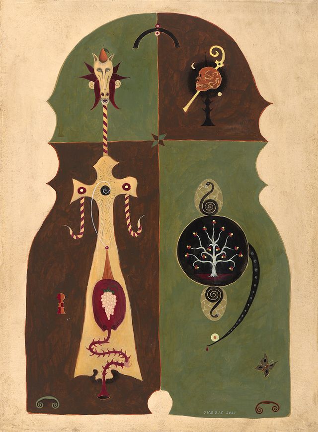 Image of artwork titled "Shepherd's Hook" by Aron John Dubois