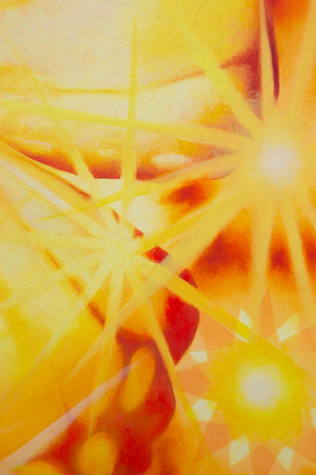Image of artwork titled "butterfly diptych (The rain and the sun)" by Kat Lyons