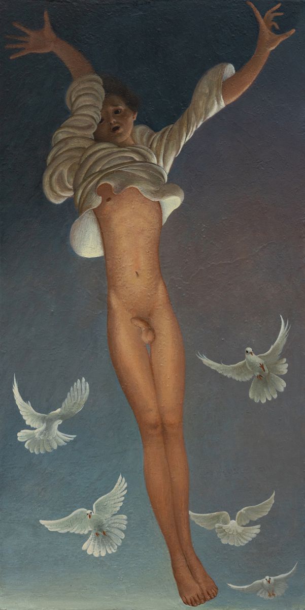 Image of artwork titled "Falling" by Bingqing Yan