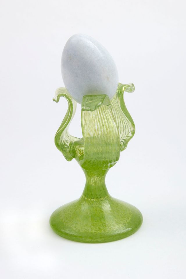 Image of artwork titled "model 2 (egg, cradle)" by Nevine Mahmoud