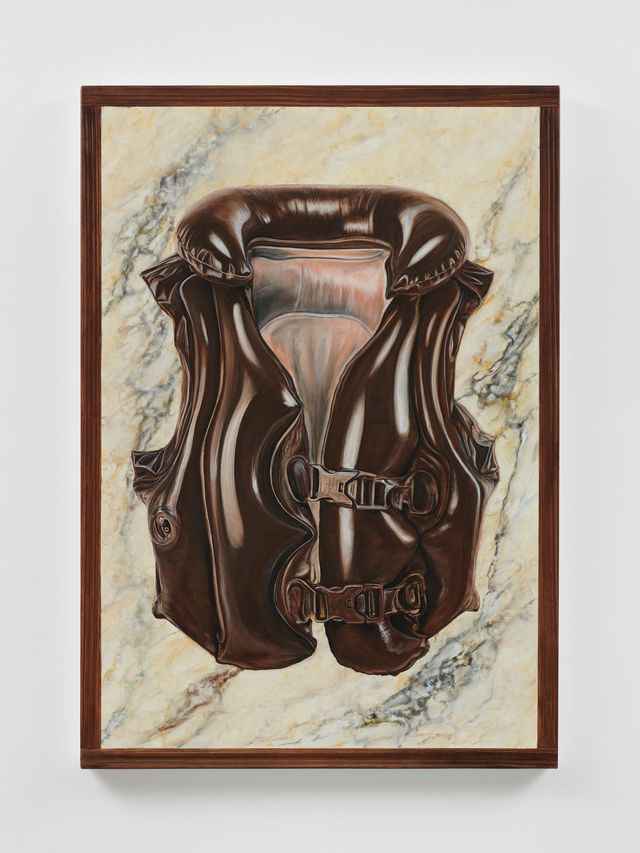 Image of artwork titled "Brown Leather Life Jacket" by Scott  Young