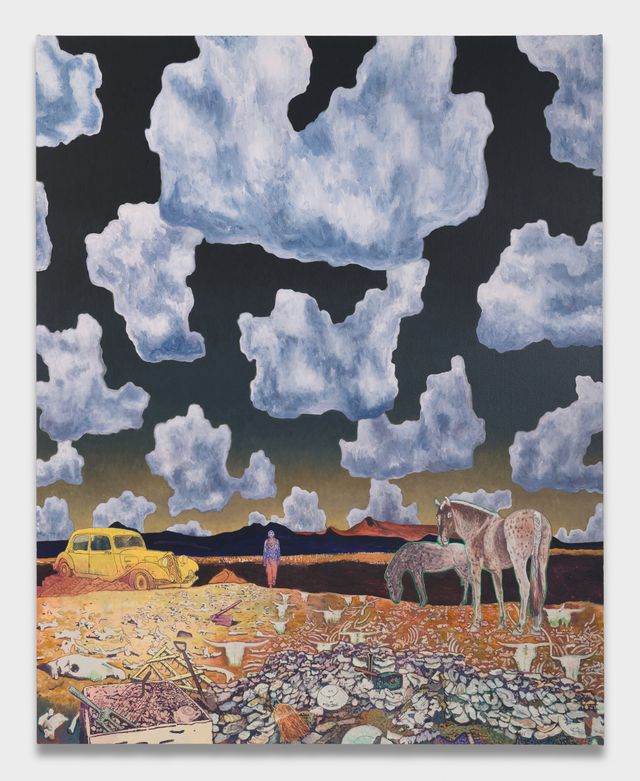 Image of artwork titled "Cloud World (Pliohippus)" by Aaron Morse