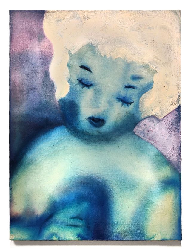 Image of artwork titled "Blue Doll" by Allan Gardner