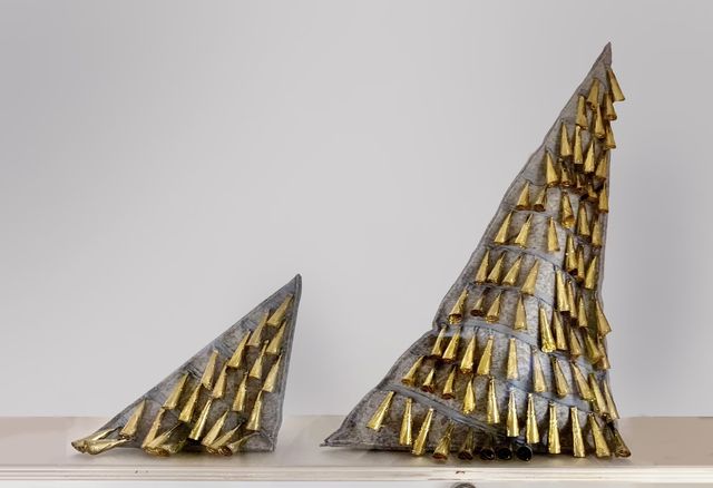 Image of artwork titled "Triangles I and II" by Maria Hupfield
