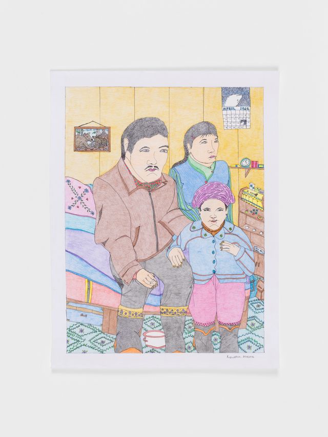 Image of artwork titled "April 1962" by Kudluajuk Ashoona