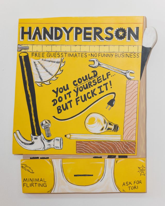 Image of artwork titled "The Handyperson Matchbook" by Kelly Breez