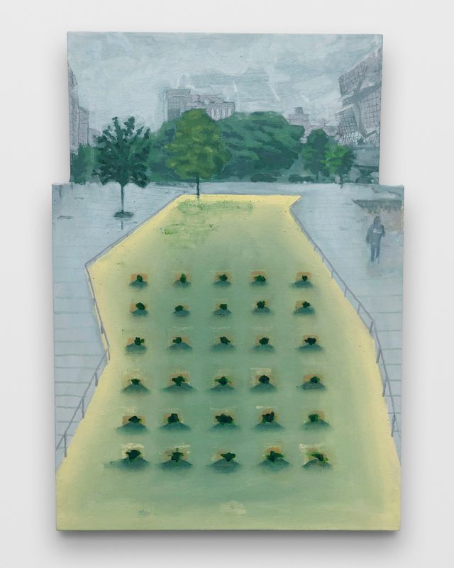 Image of artwork titled "Sprouts in Union Square" by Masamitsu Shigeta