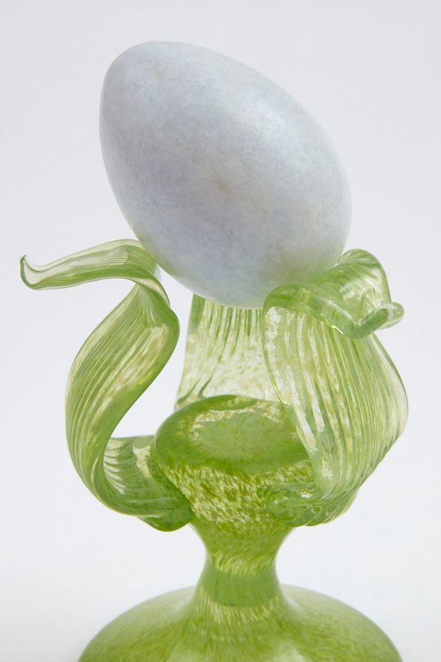 Image of artwork titled "model 2 (egg, cradle)" by Nevine Mahmoud