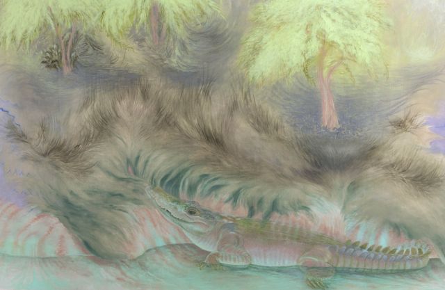 Image of artwork titled "Cipactl" by L. Renée  Núñez