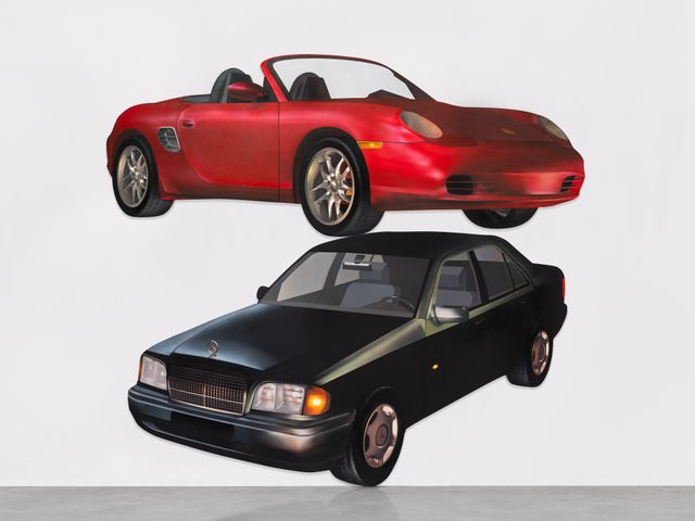 Image of artwork titled "Two Cars (Advancement)" by Marius Steiger