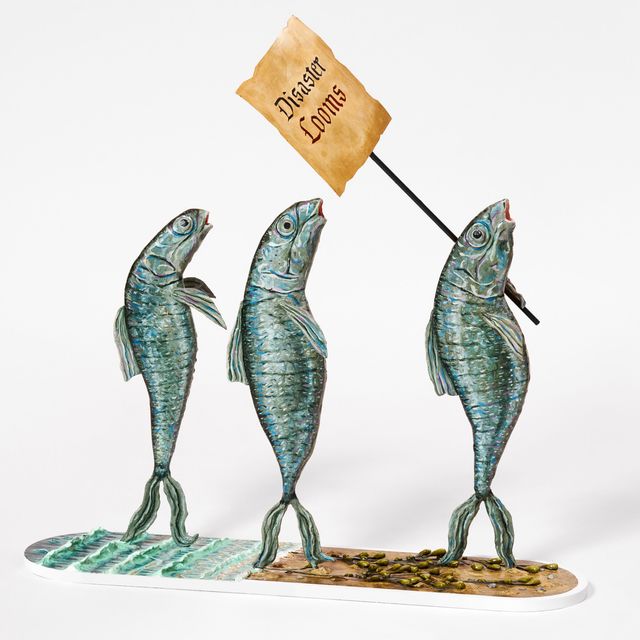 Image of artwork titled "Disaster Looms" by Jude Griebel